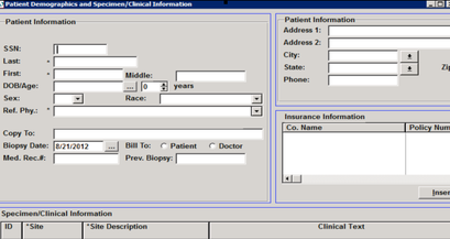 Electronic Medical Records Interface